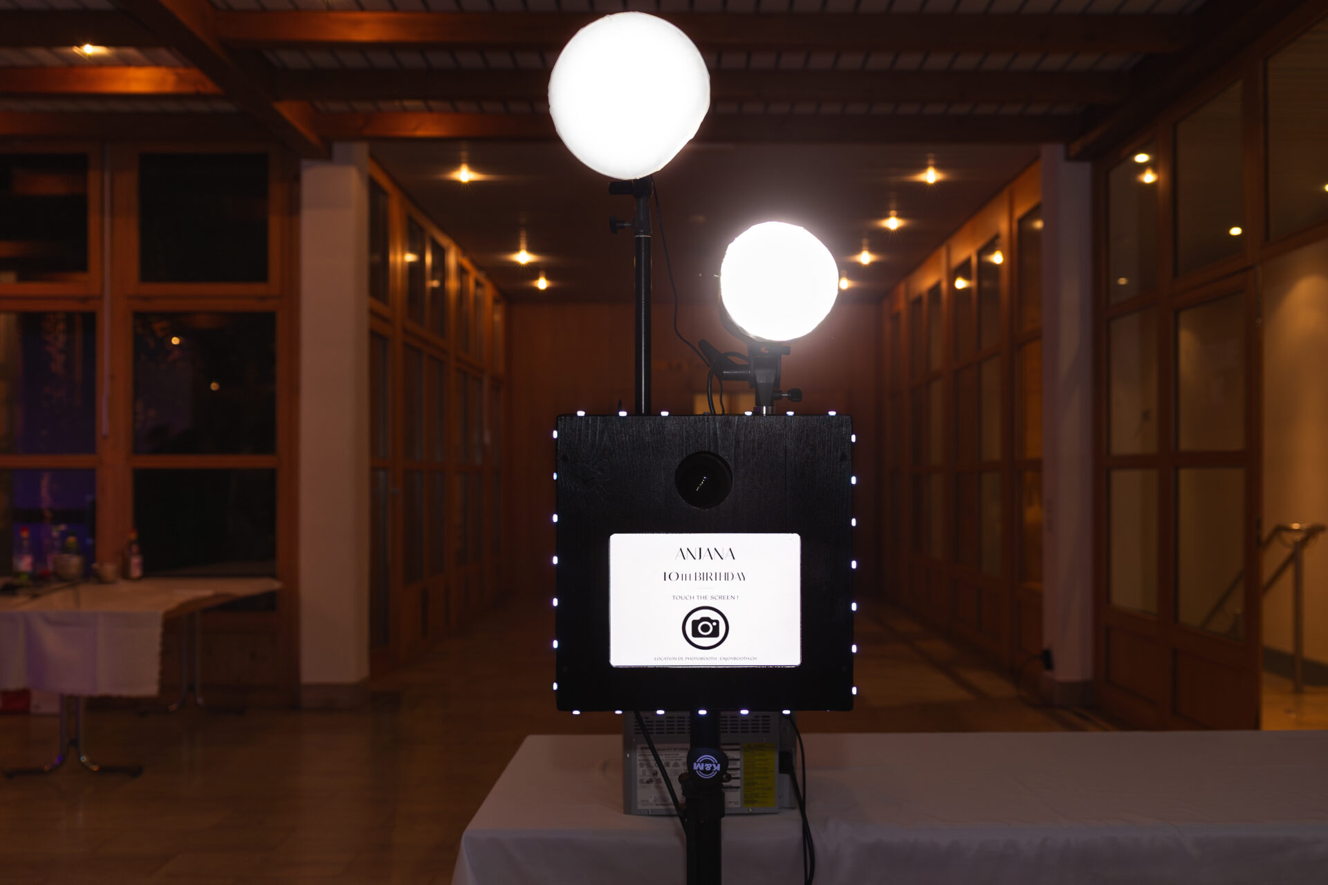 Photobooth lors d'un anniversaire à Neuchâtel Suisse
