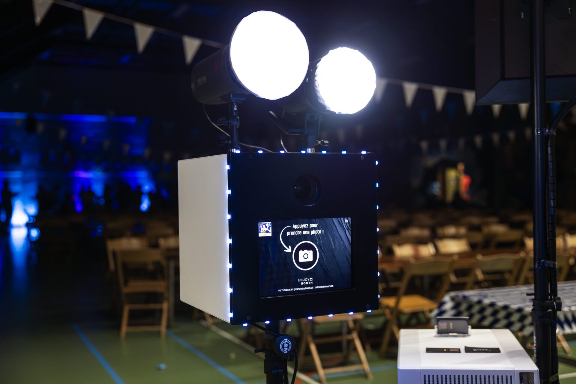 Location du photobooth pour un anniversaire de 60 ans à Estavayer