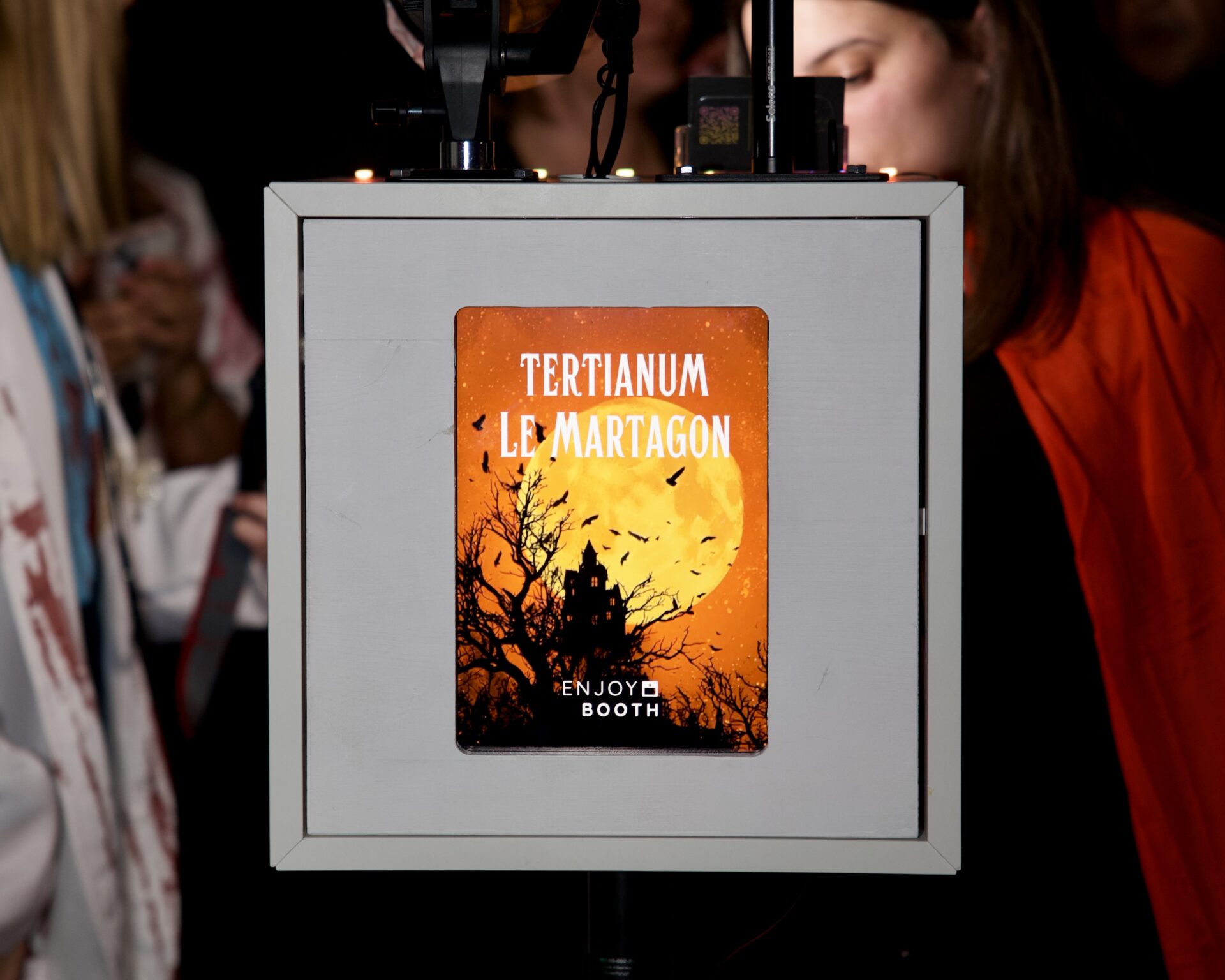 Publicité photobooth écran